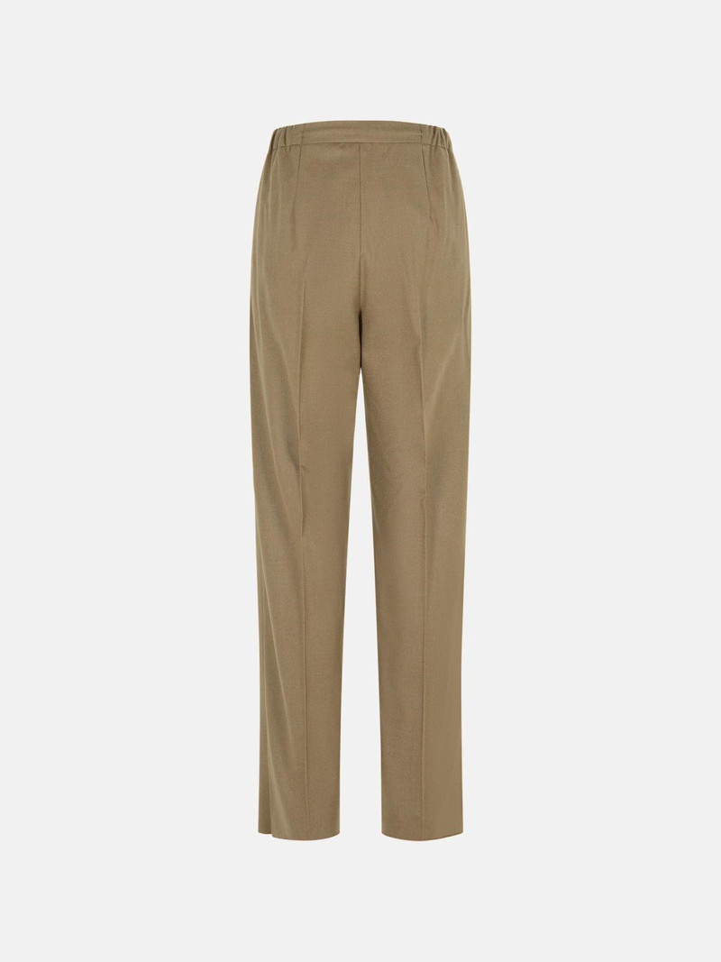 Max Mara 'GATTI' DOVE-GRAY CASHMERE DRAWSTRING PANTS outlook