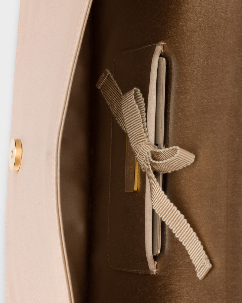 Satin mini shoulder bag 4