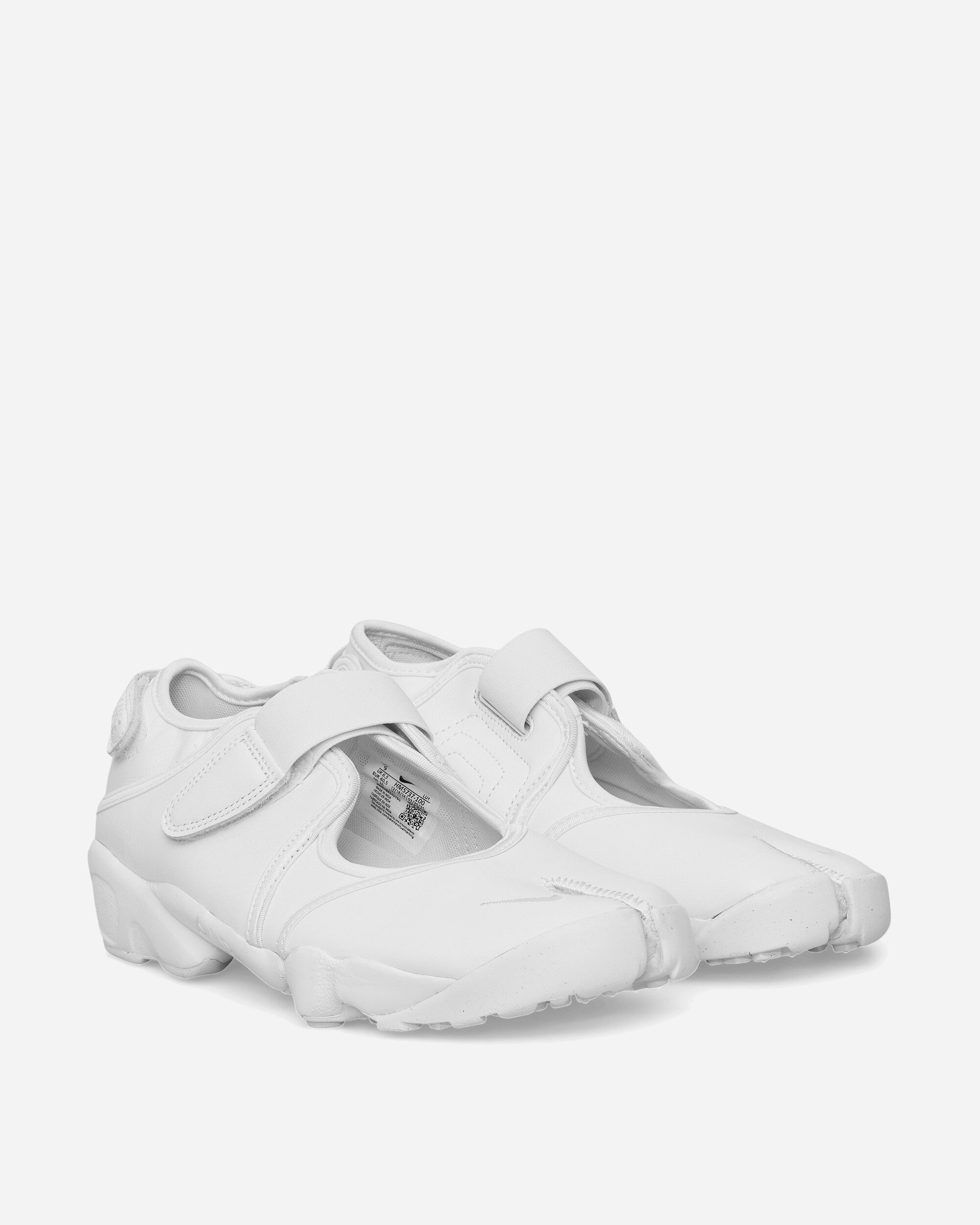 Women's Air Rift Leather Sandals White - 2