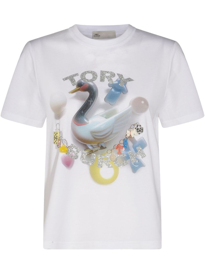 logo-print T-shirt 1