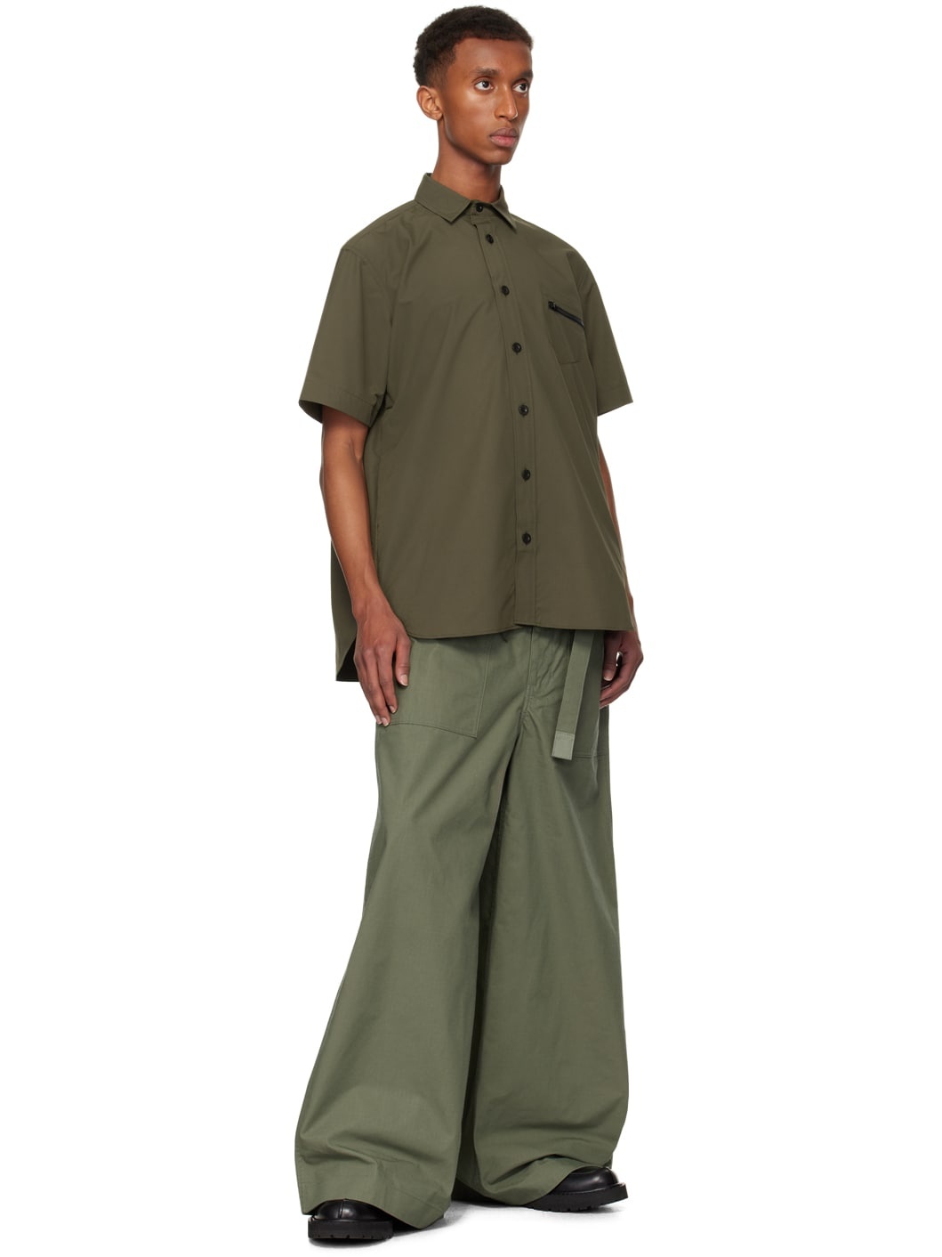 Khaki Ripstop Shirt - 4