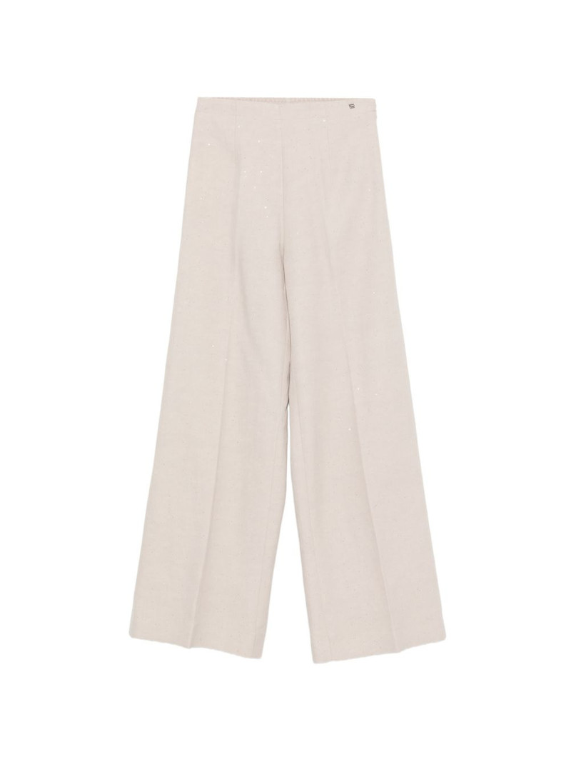 logo-plaque trousers 1