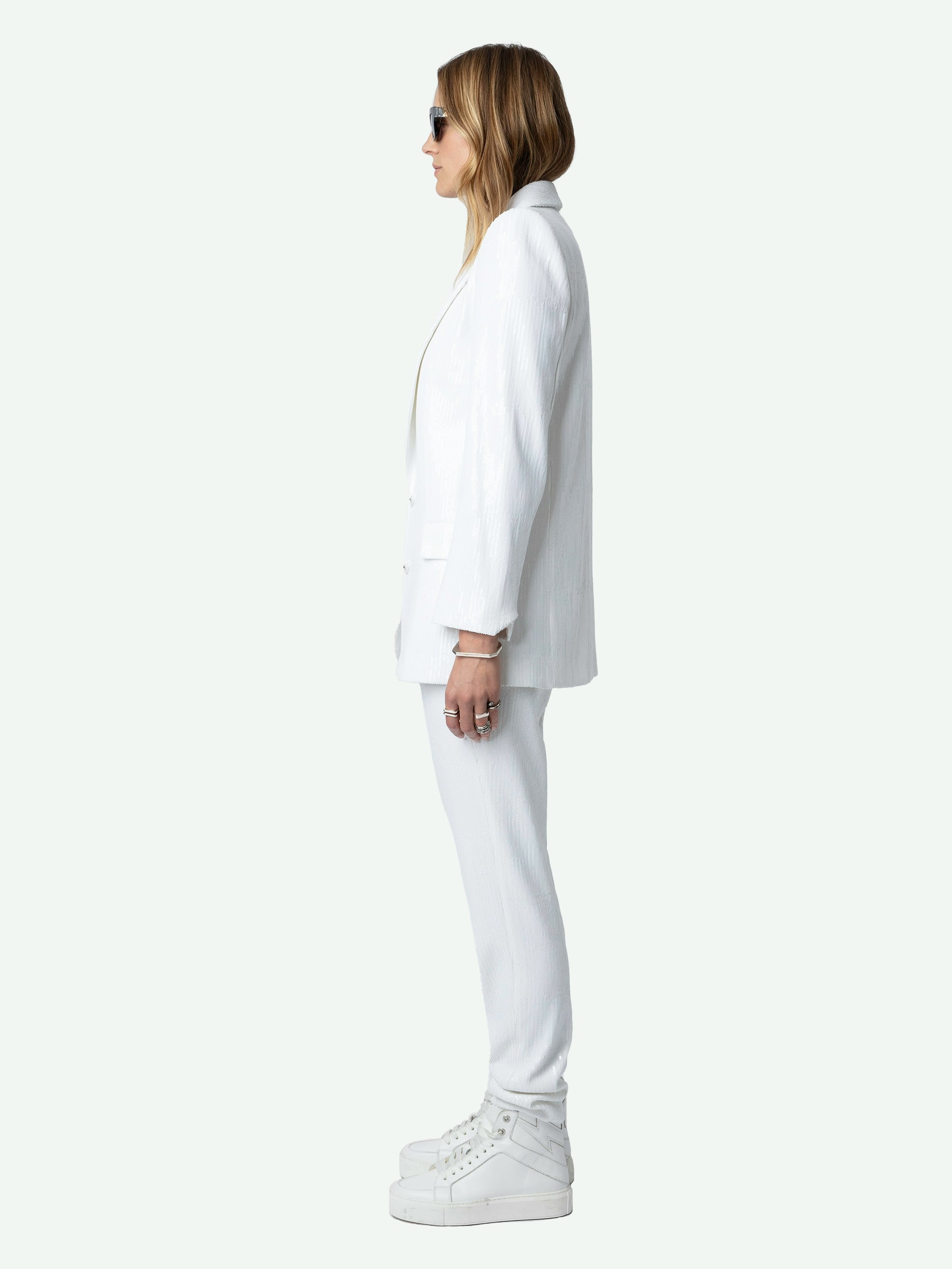 Vive Sequin Blazer - 5