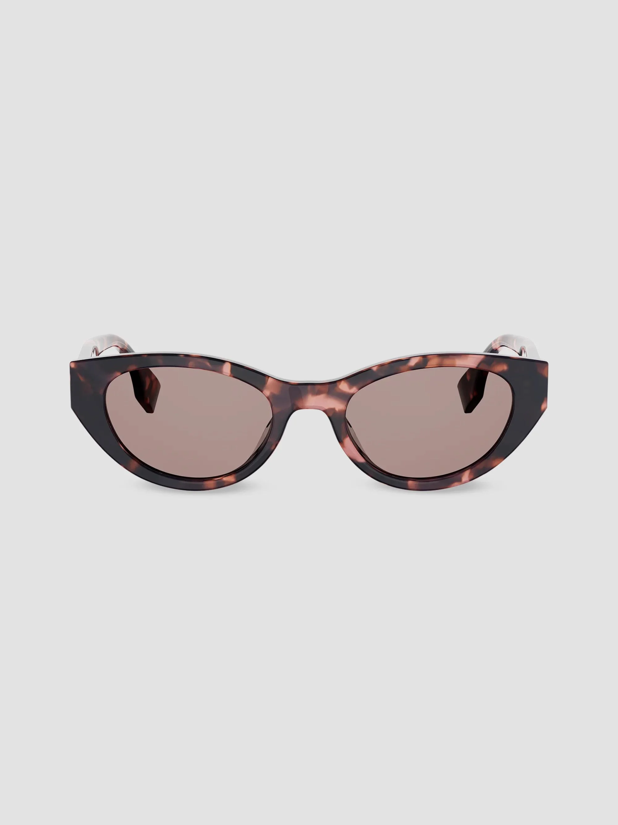 Women's Lettering 51MM Cat-Eye Sunglasses - Red Brown - 1