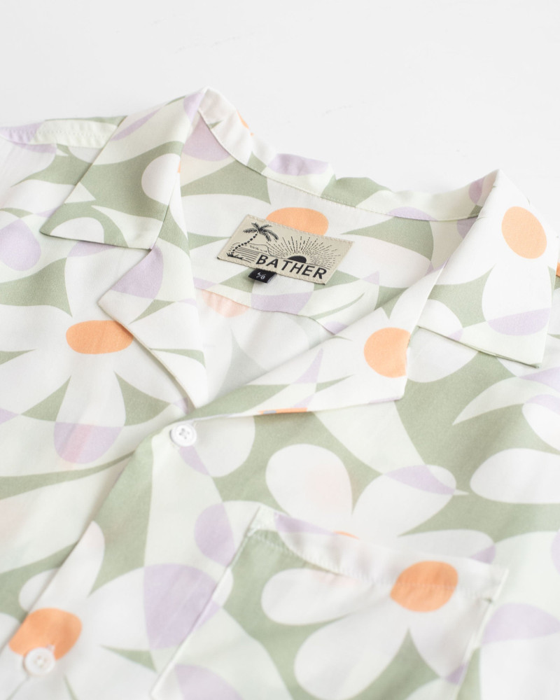 Sage Daisy Trip Camp Shirt 3