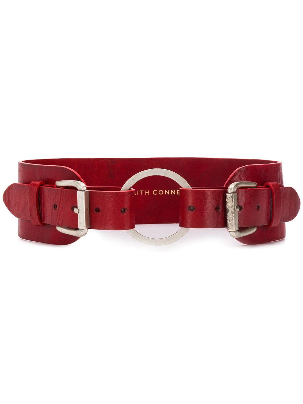 double buckled belt - 1