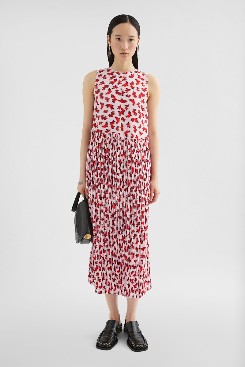 Jil Sander Fluid Viscose Printed Dress outlook