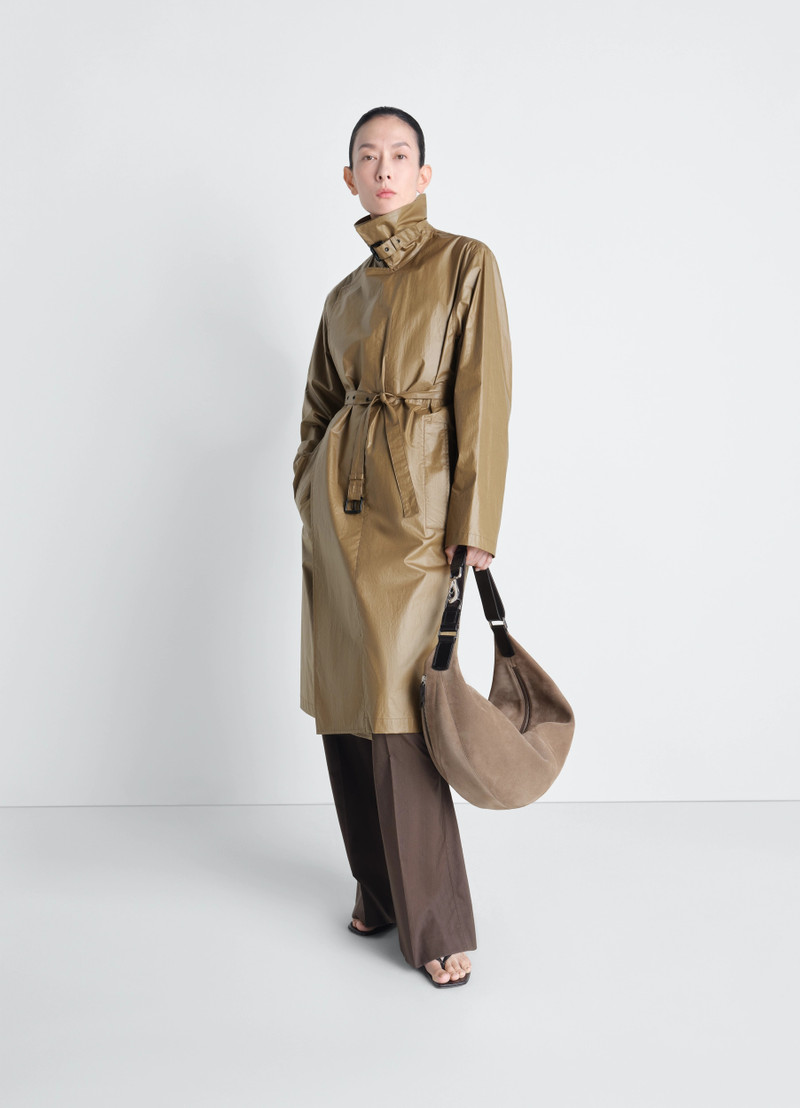 Lemaire LIGHT WRAP COAT IN LIGHT COATED COTTON outlook