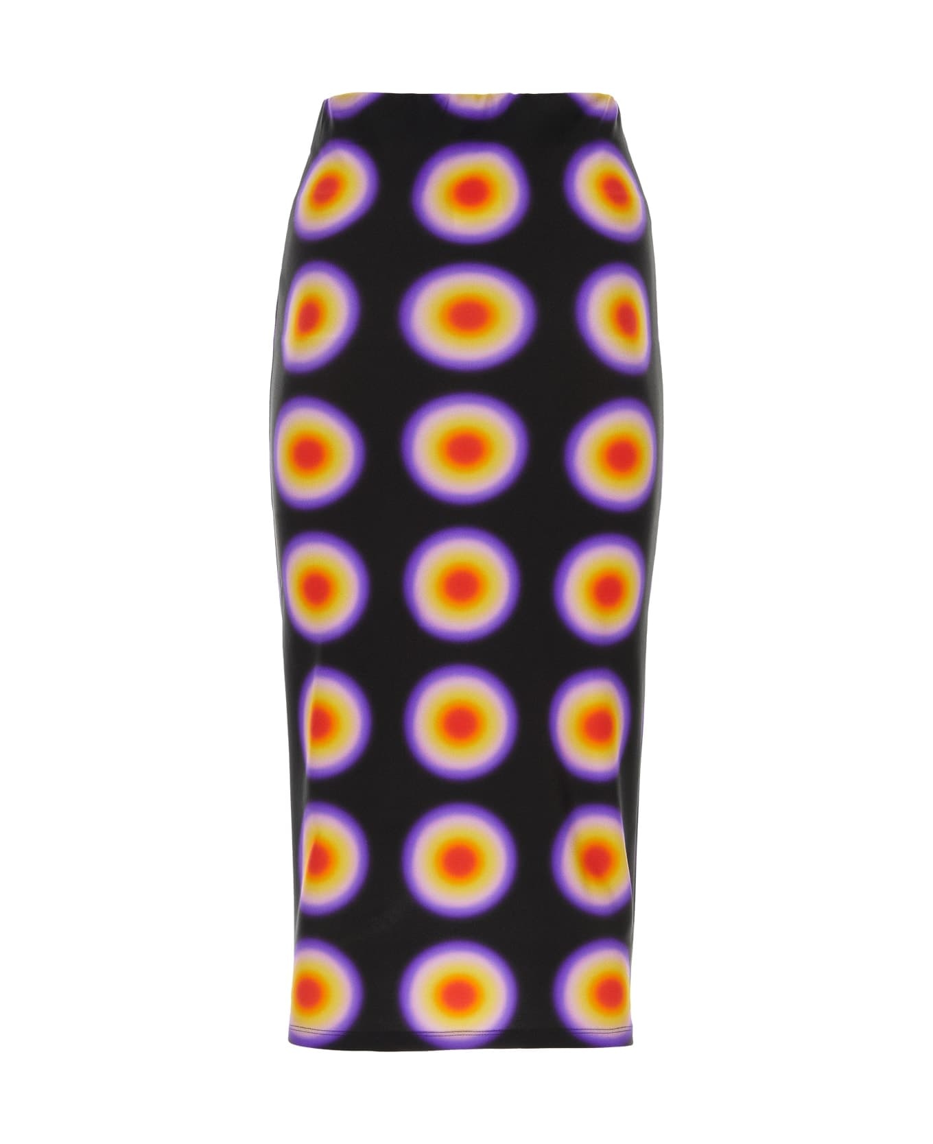 Printed Nylon Blend Gestro Skirt - 2
