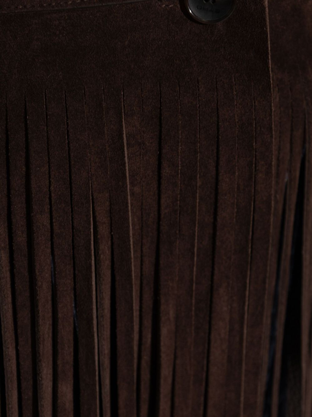 fringe-detail suede jacket - 5