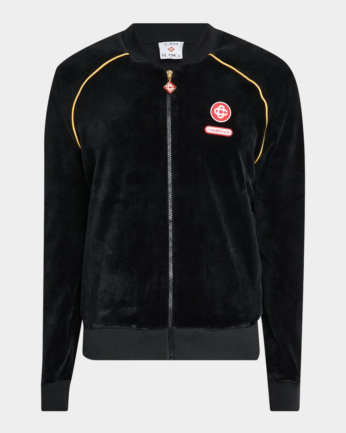 Men's Velour Track Jacket - 1