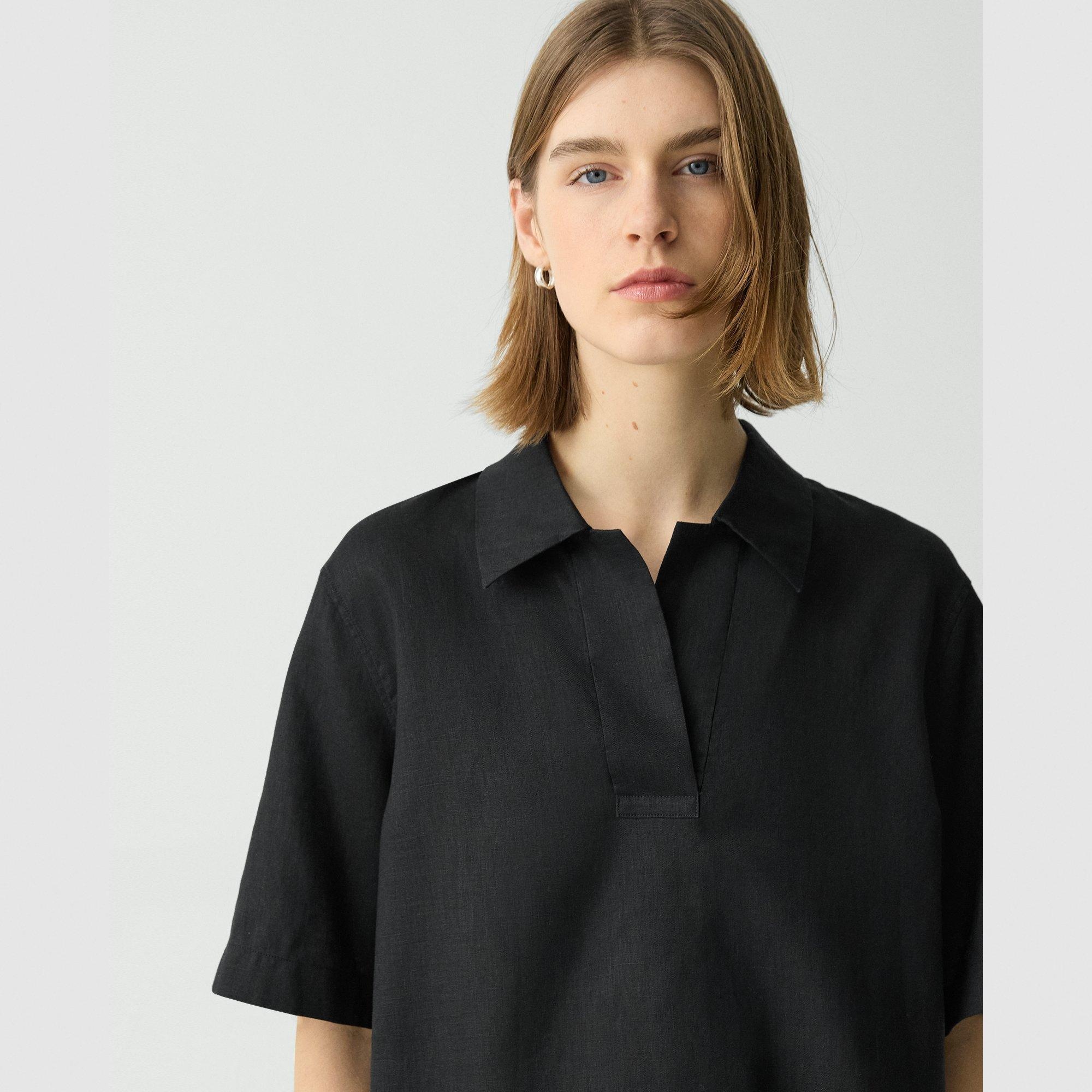 Polo Shirt in Relaxed Linen - 5