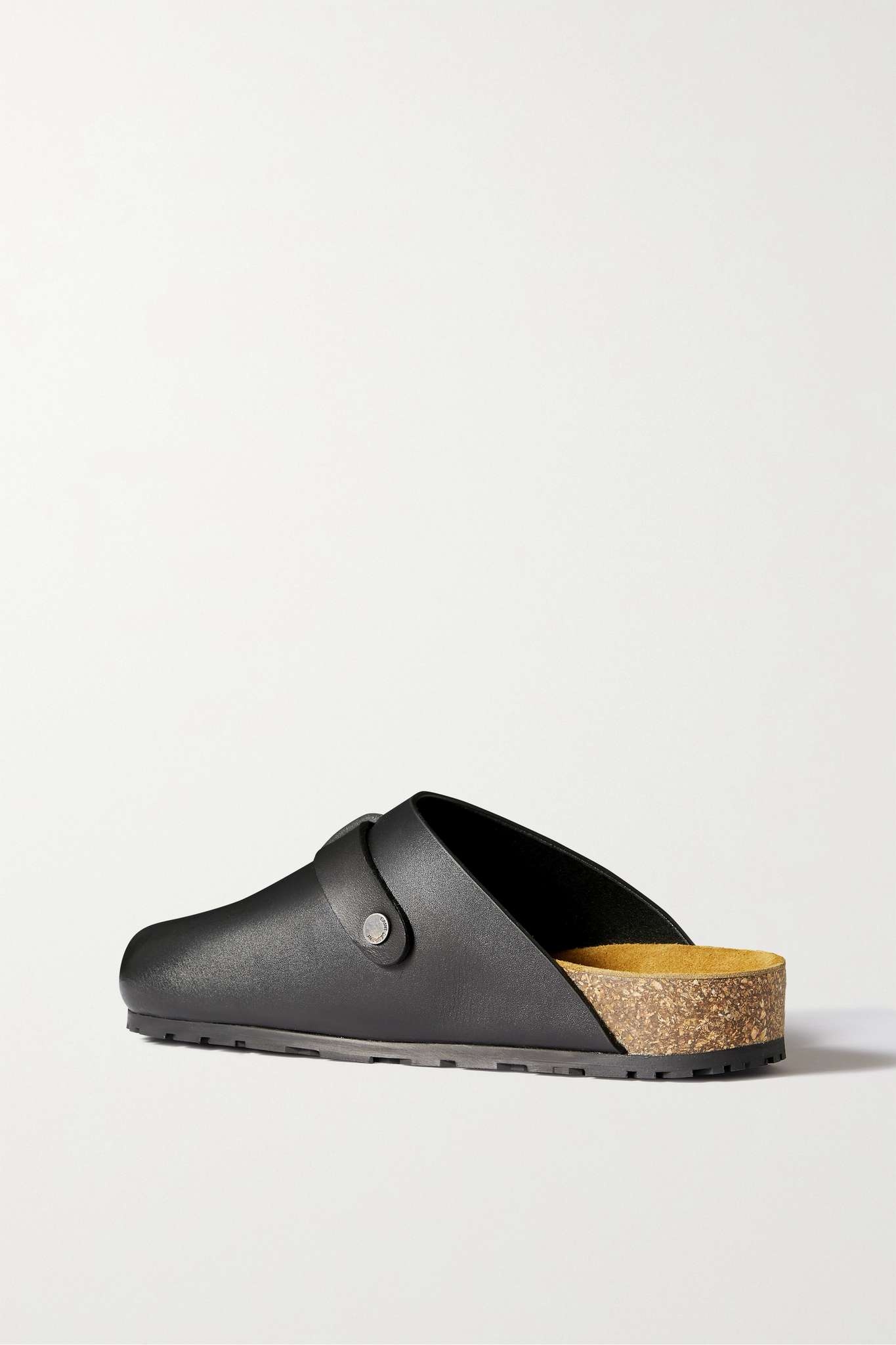 SAINT LAURENT Jimmy buckled leather clogs | netaporter