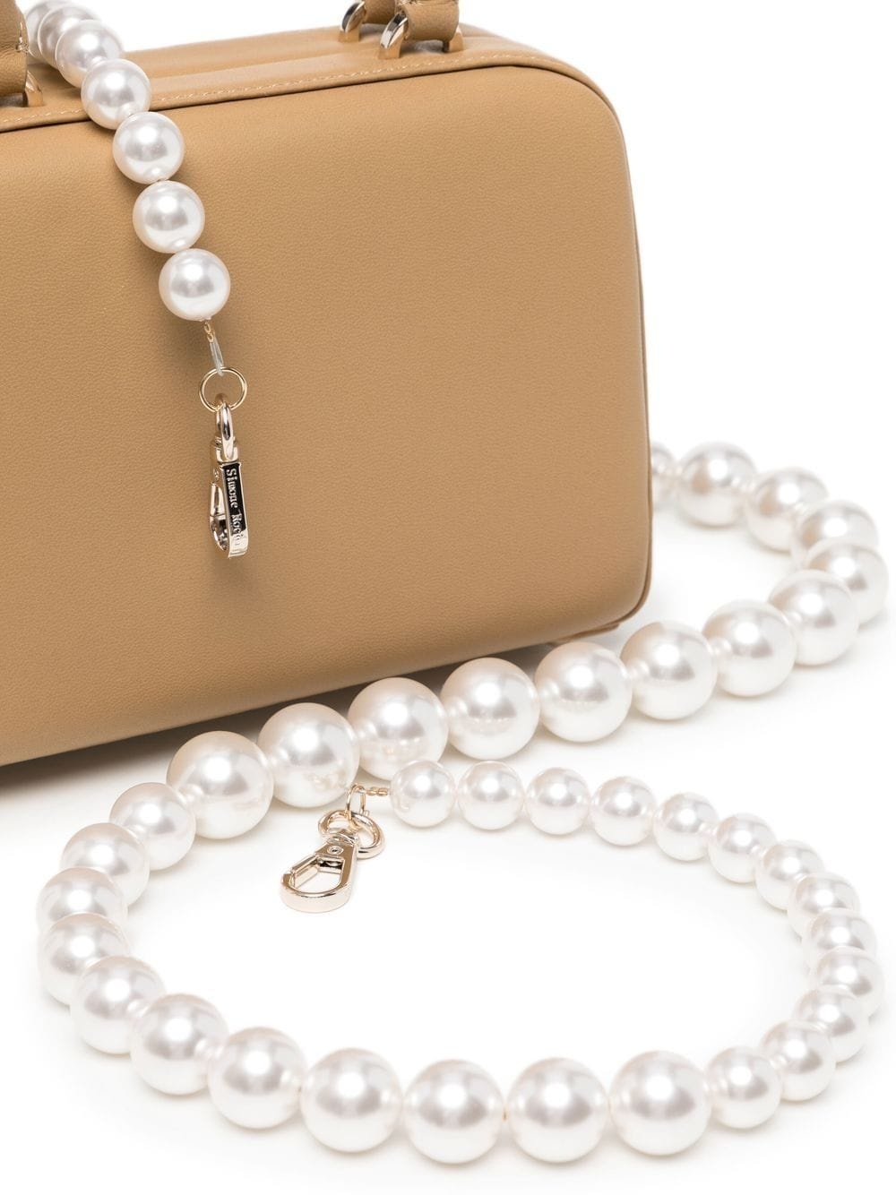 mini pearl-strap crossbody bag - 4