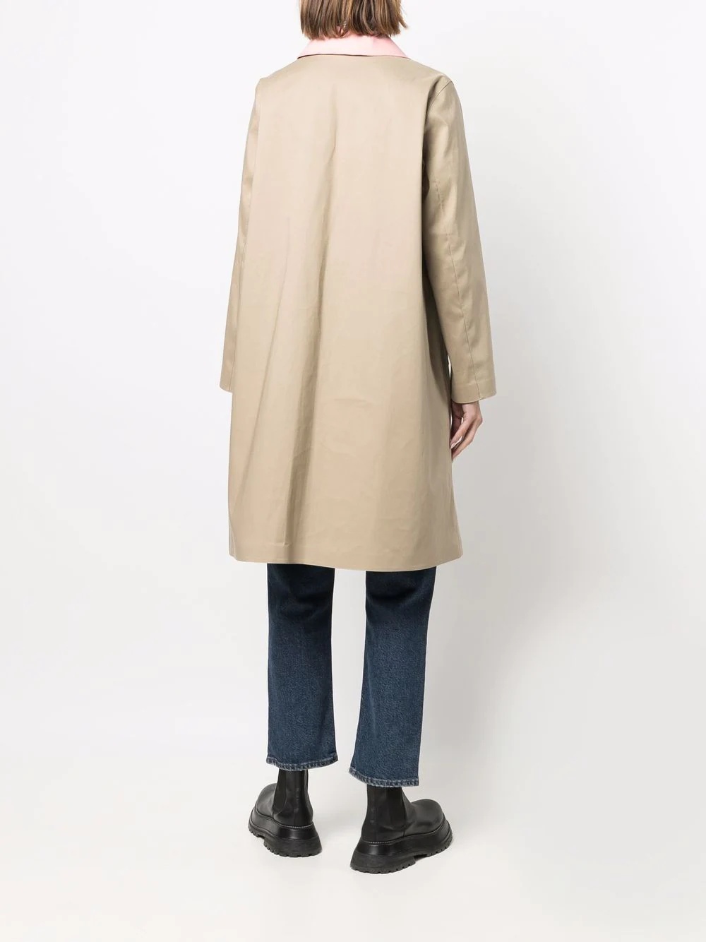 Banton single-breasted button-front coat - 4