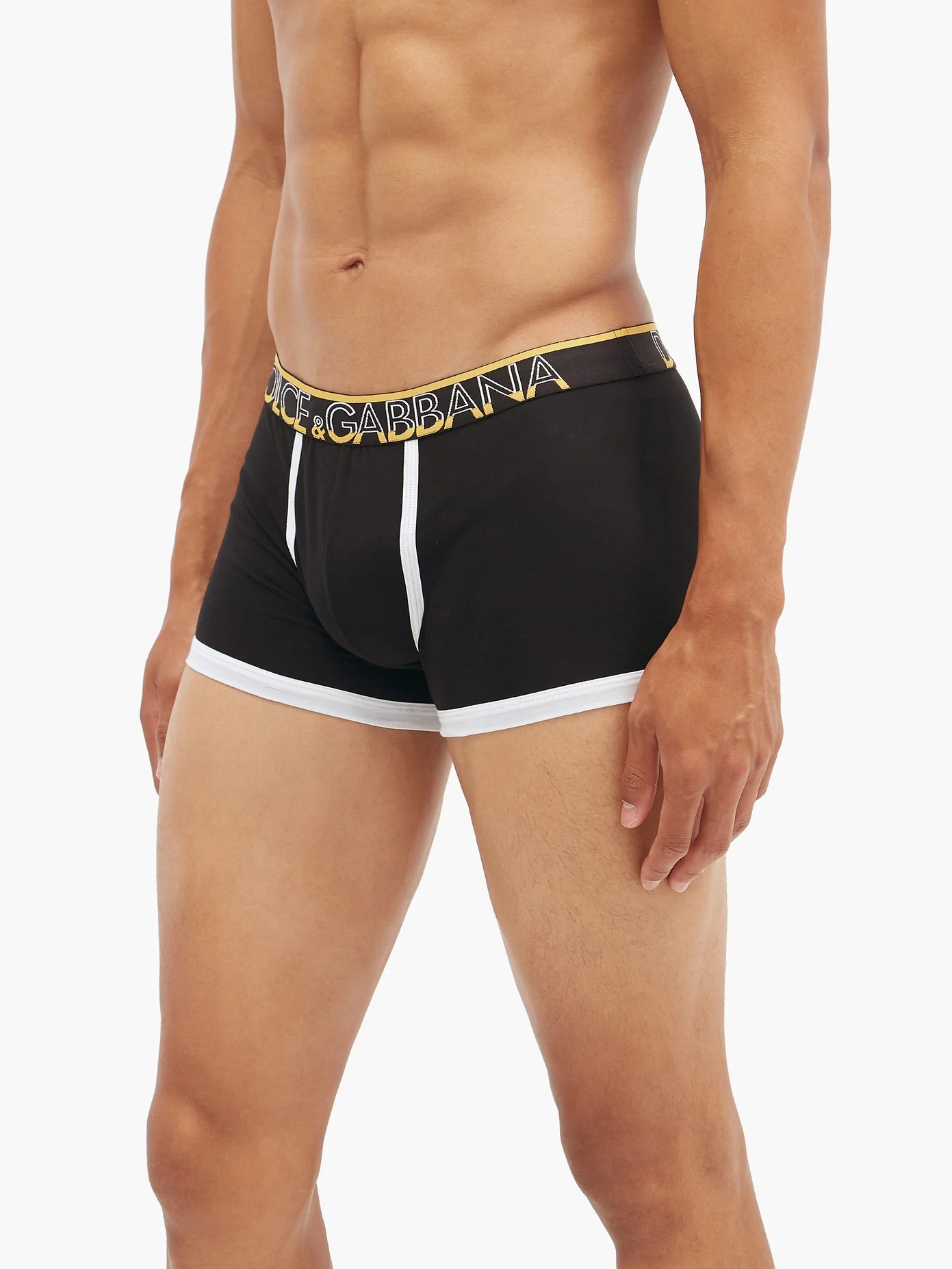 Logo-jacquard cotton-blend boxer briefs - 2