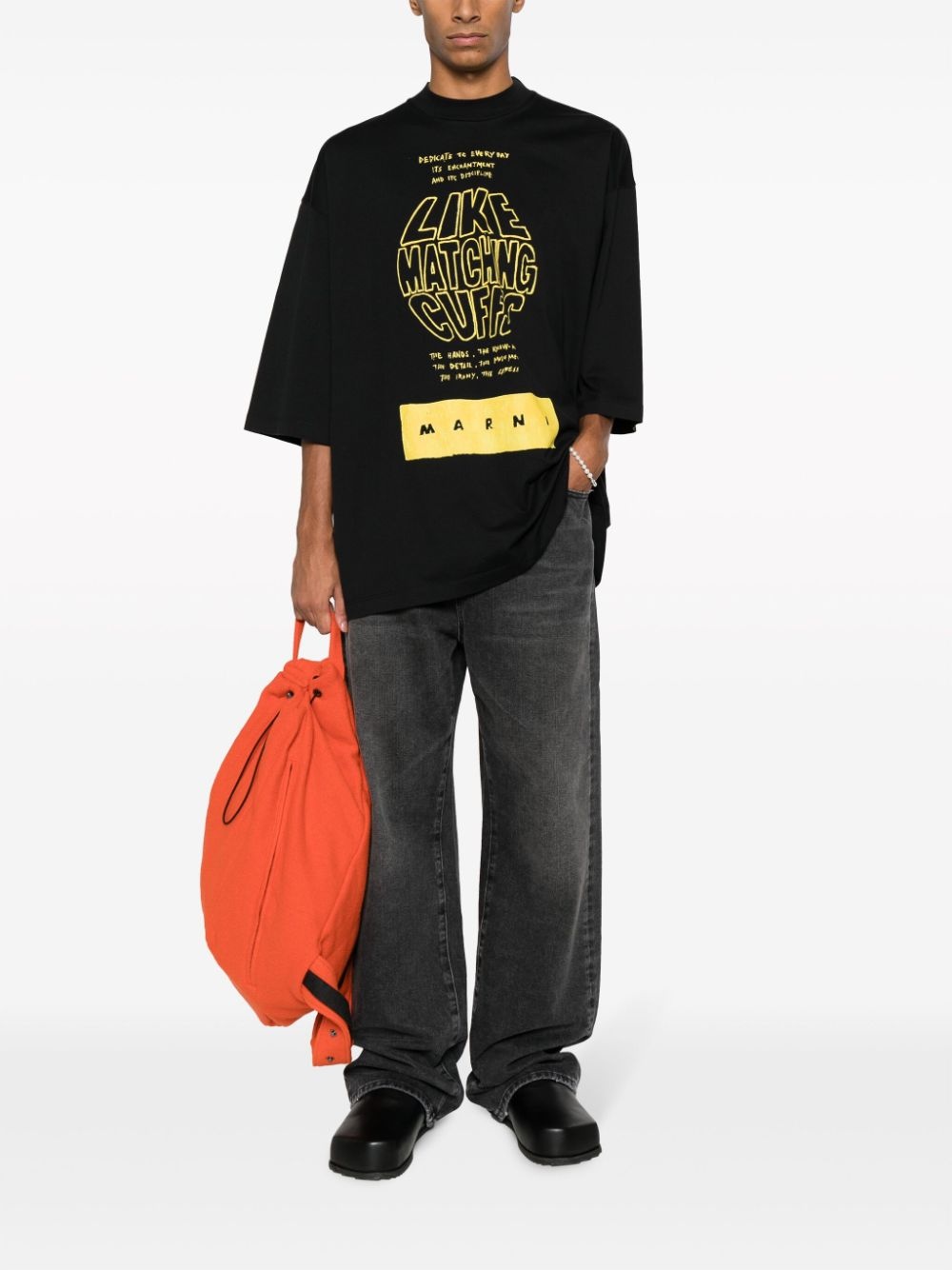 slogan-print cotton T-shirt - 2