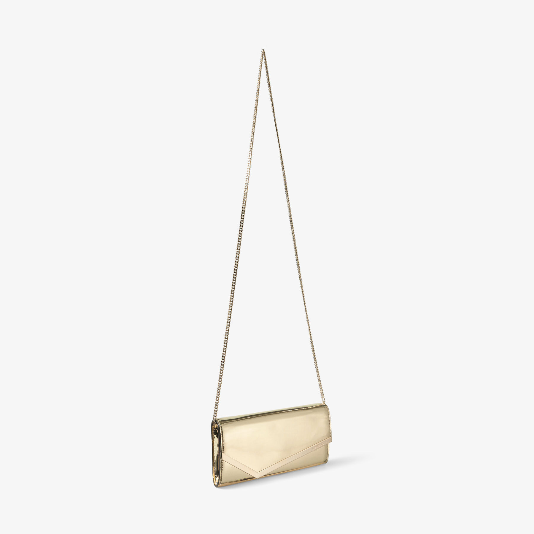 Emmie
Gold Mirror Fabric Clutch Bag - 5