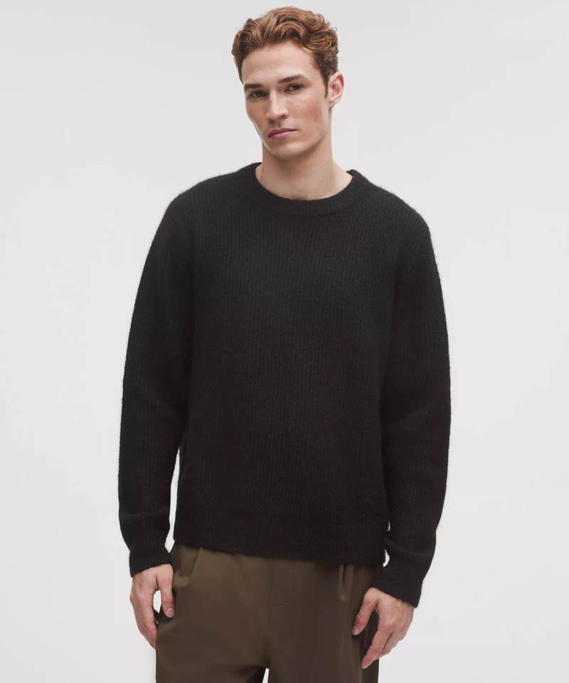 Wool-Blend Ribbed Sweater 1
