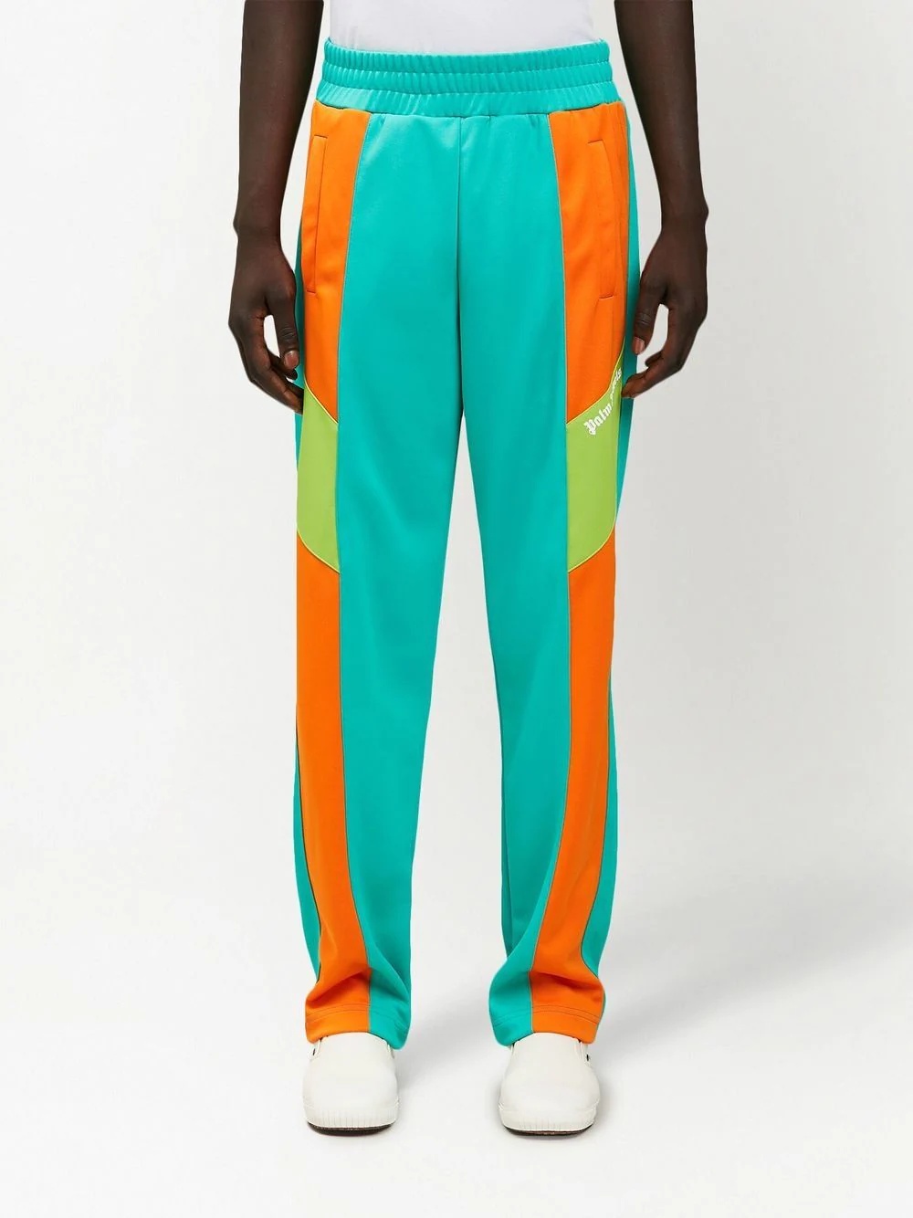 V COLORBLOCK TRACK PANTS FOREST GREEN W - 3