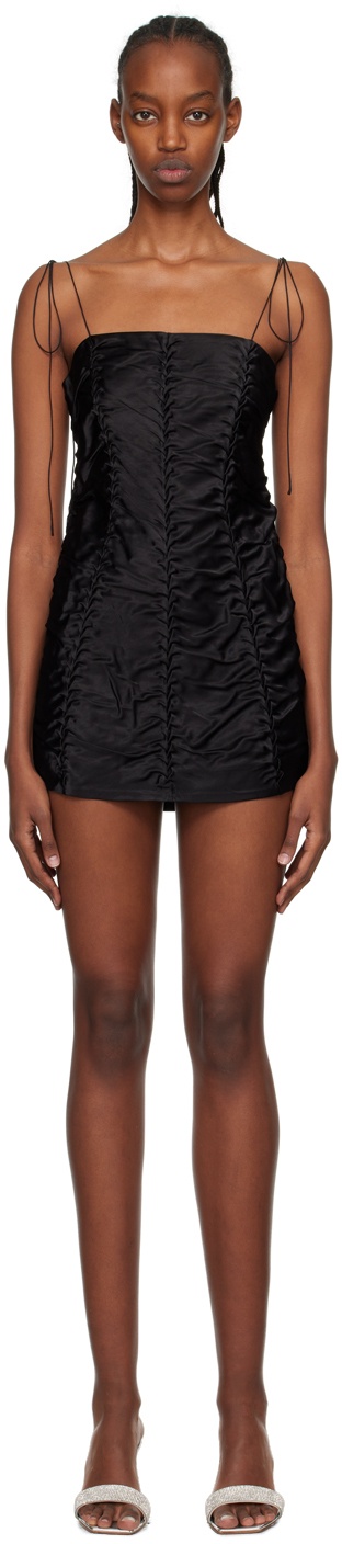 【関税込み】Anna October ブラック Angie ミニワンピース ANNA OCTOBER Black Angie Minidress | REVERSIBLE