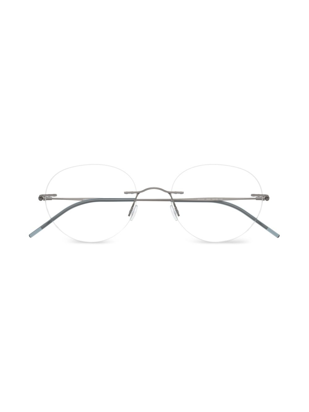 rimless round-frame glasses - 5