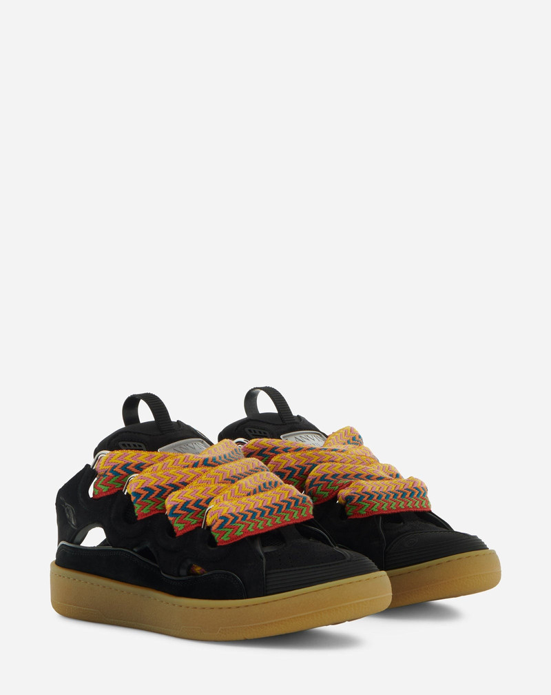 Lanvin LEATHER CURB MULE SNEAKERS outlook