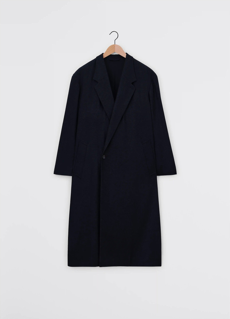 Lemaire MAXI DOUBLE BREASTED COAT | REVERSIBLE