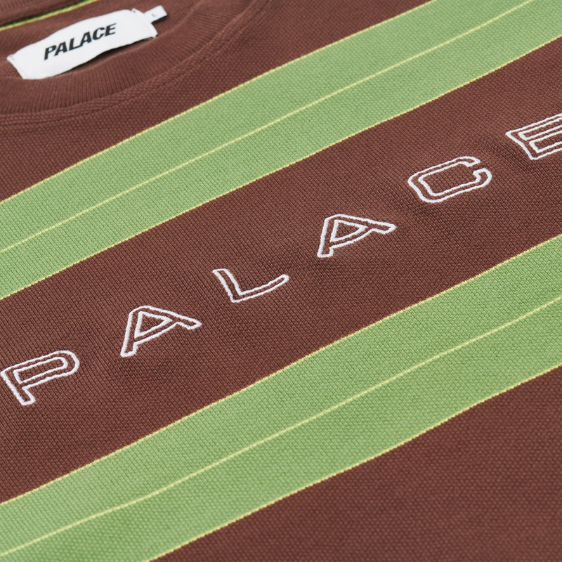 RELAX STRIPE CREW CAKED BROWN 3