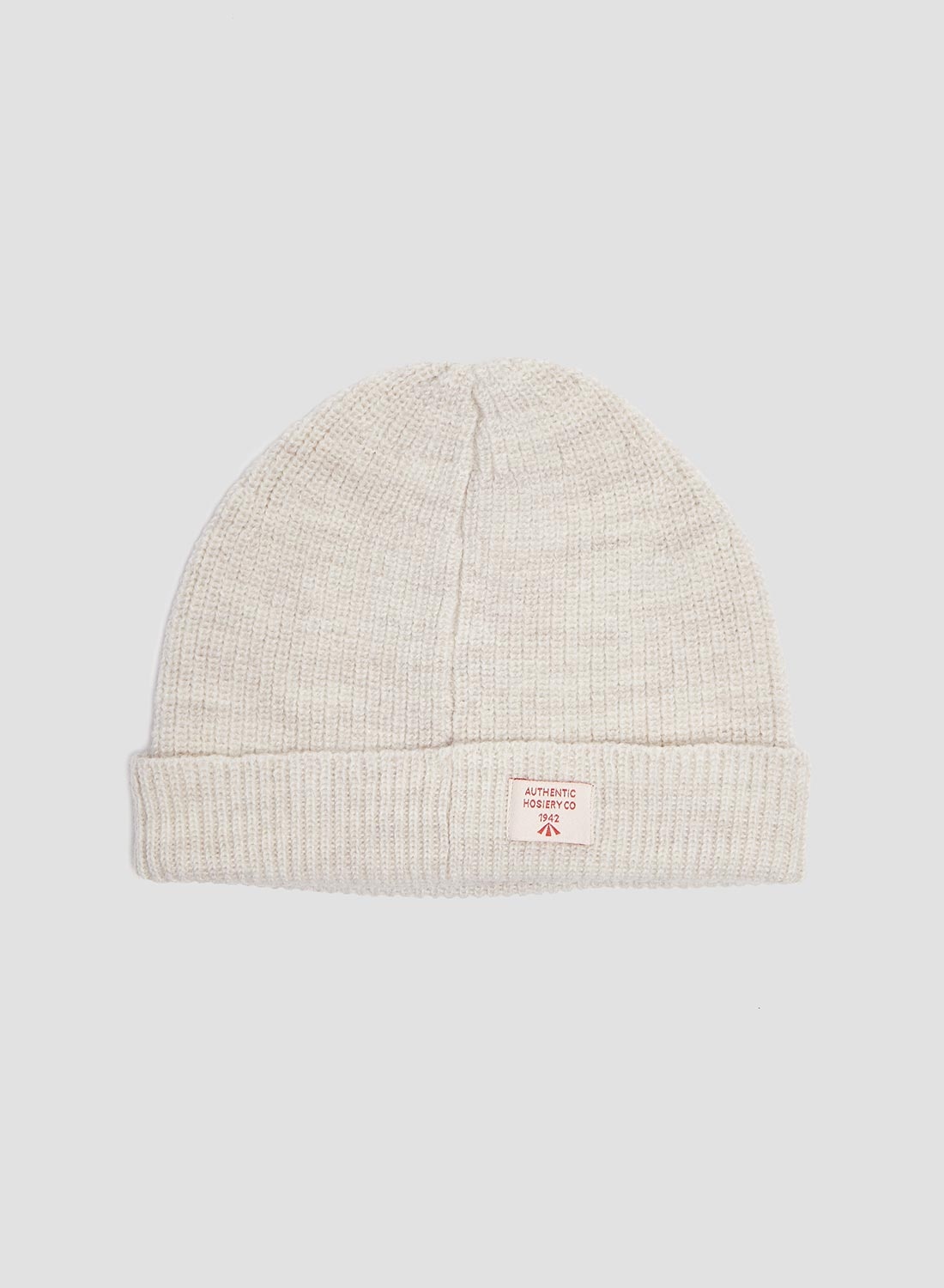Solid Beanie in Natural - 1