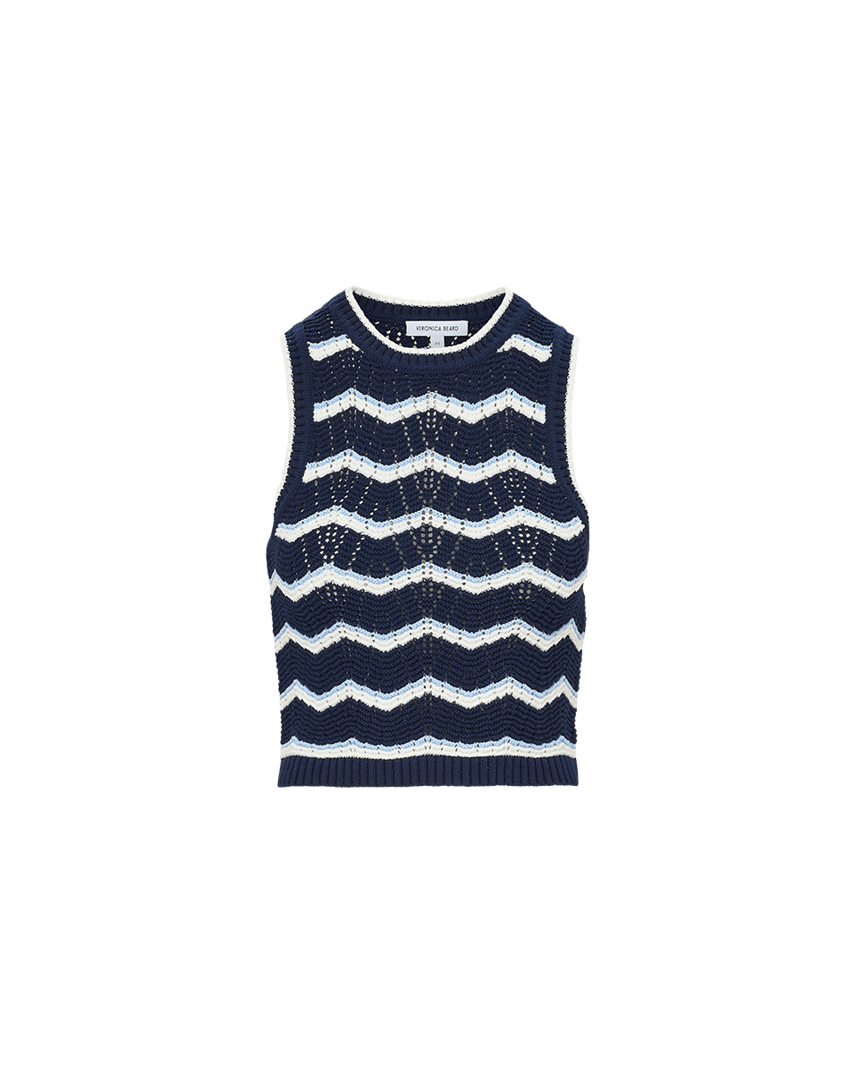 CROPPED JERREL KNIT TANK - 1