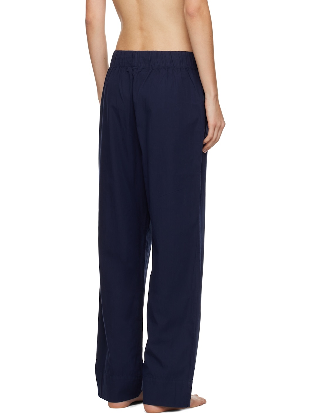 Navy Poplin Pyjama Pants - 3