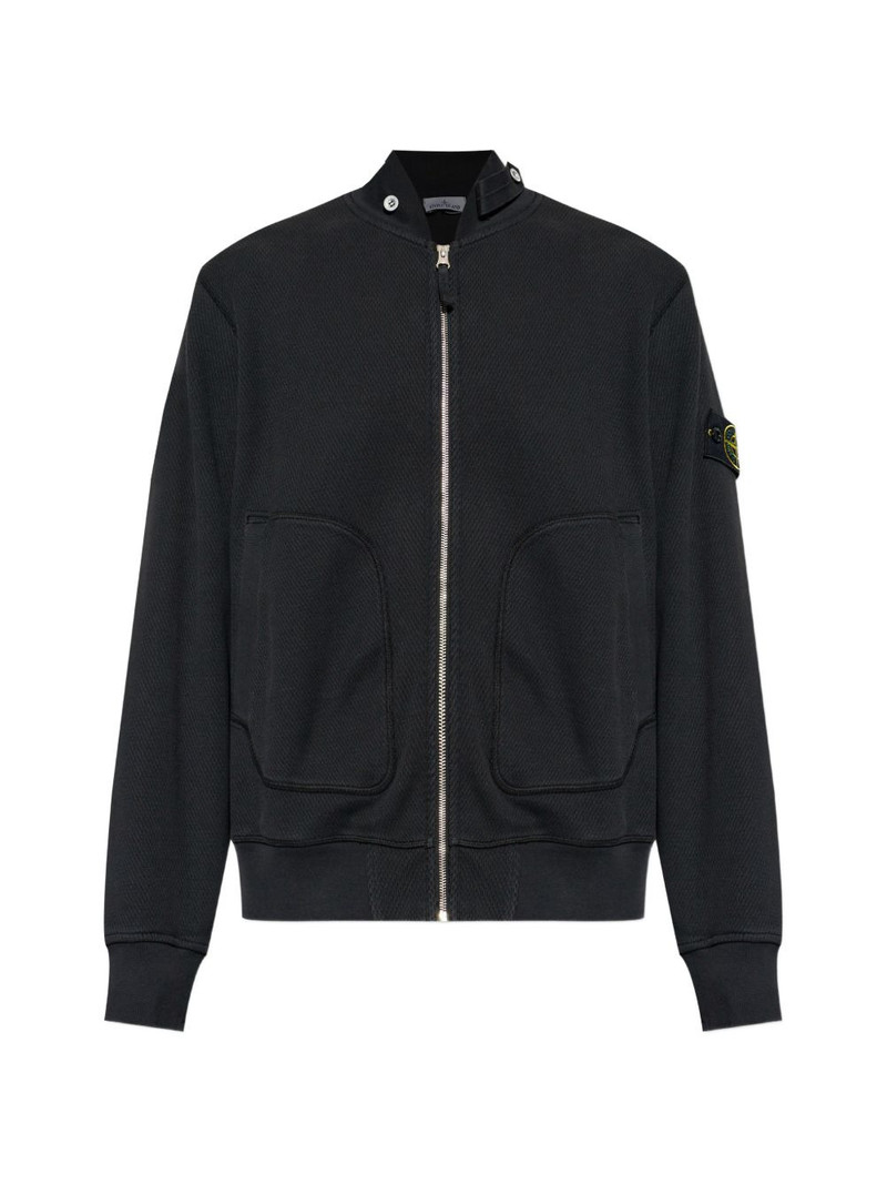 logo-patch sweatshirt 1