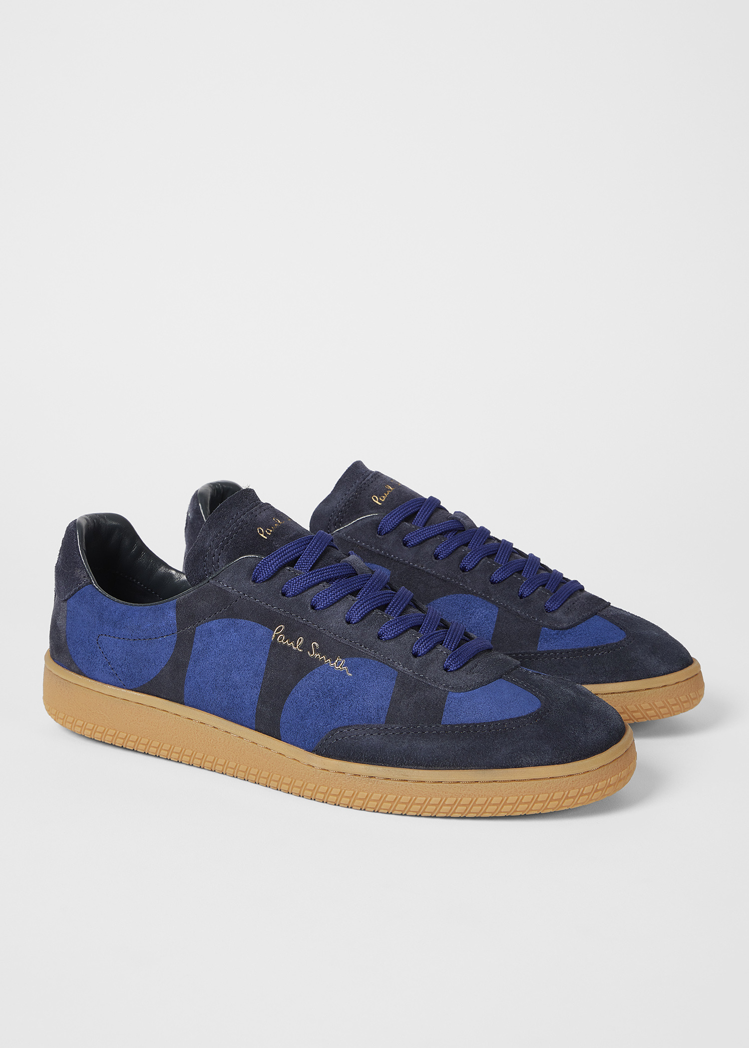 Navy Suede 'Como' Trainers - 4