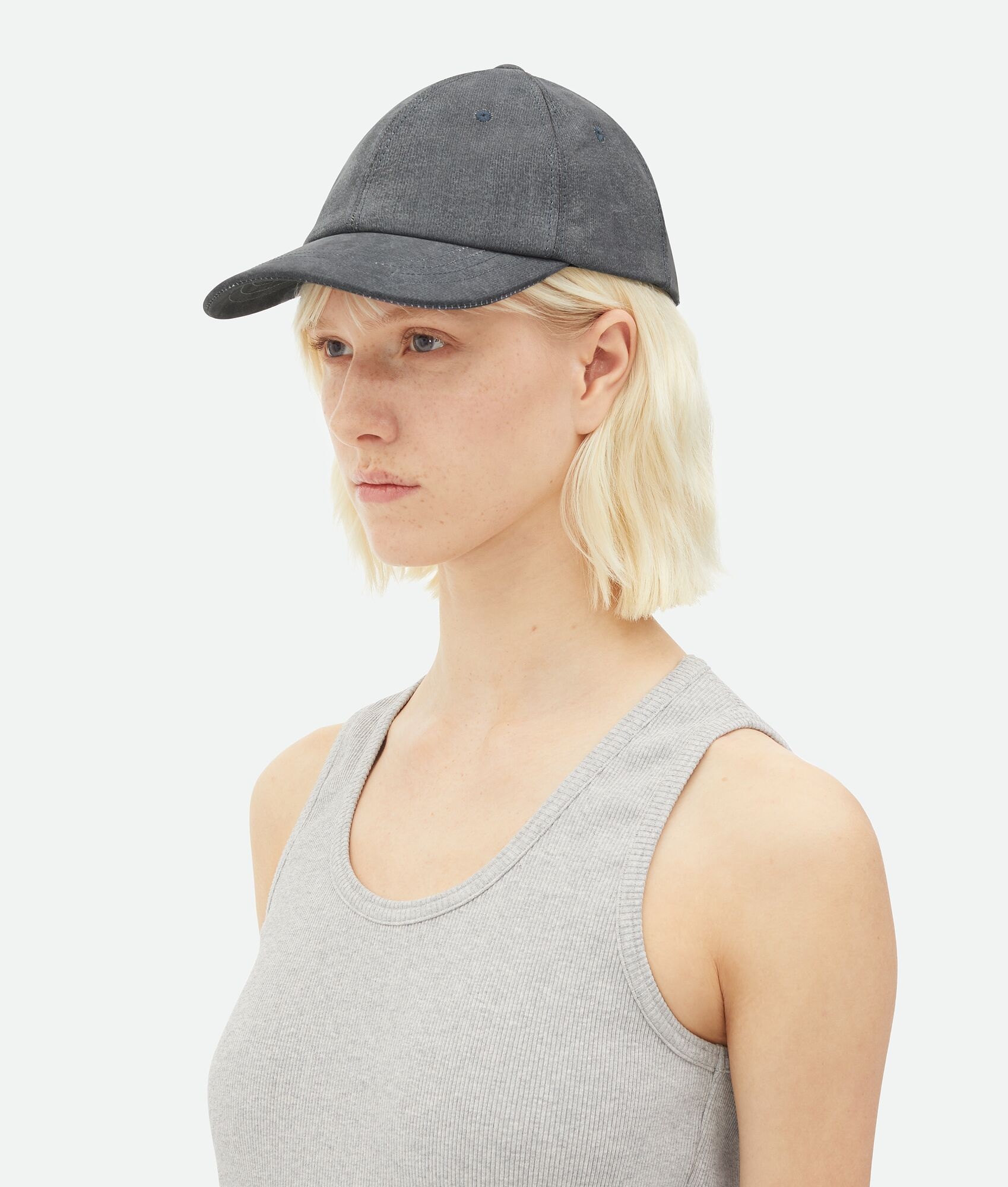 Printed Leather Cap - 5