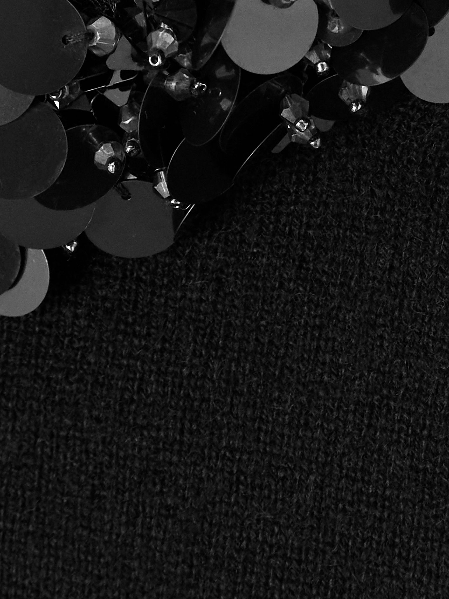 Liv embellished cashmere sweater Black - 5