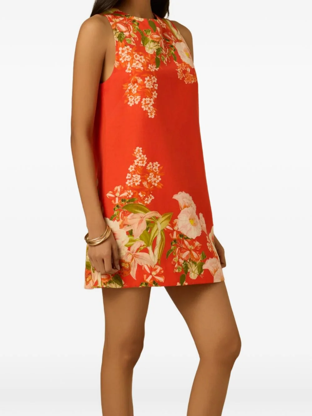 floral-print shift dress - 1