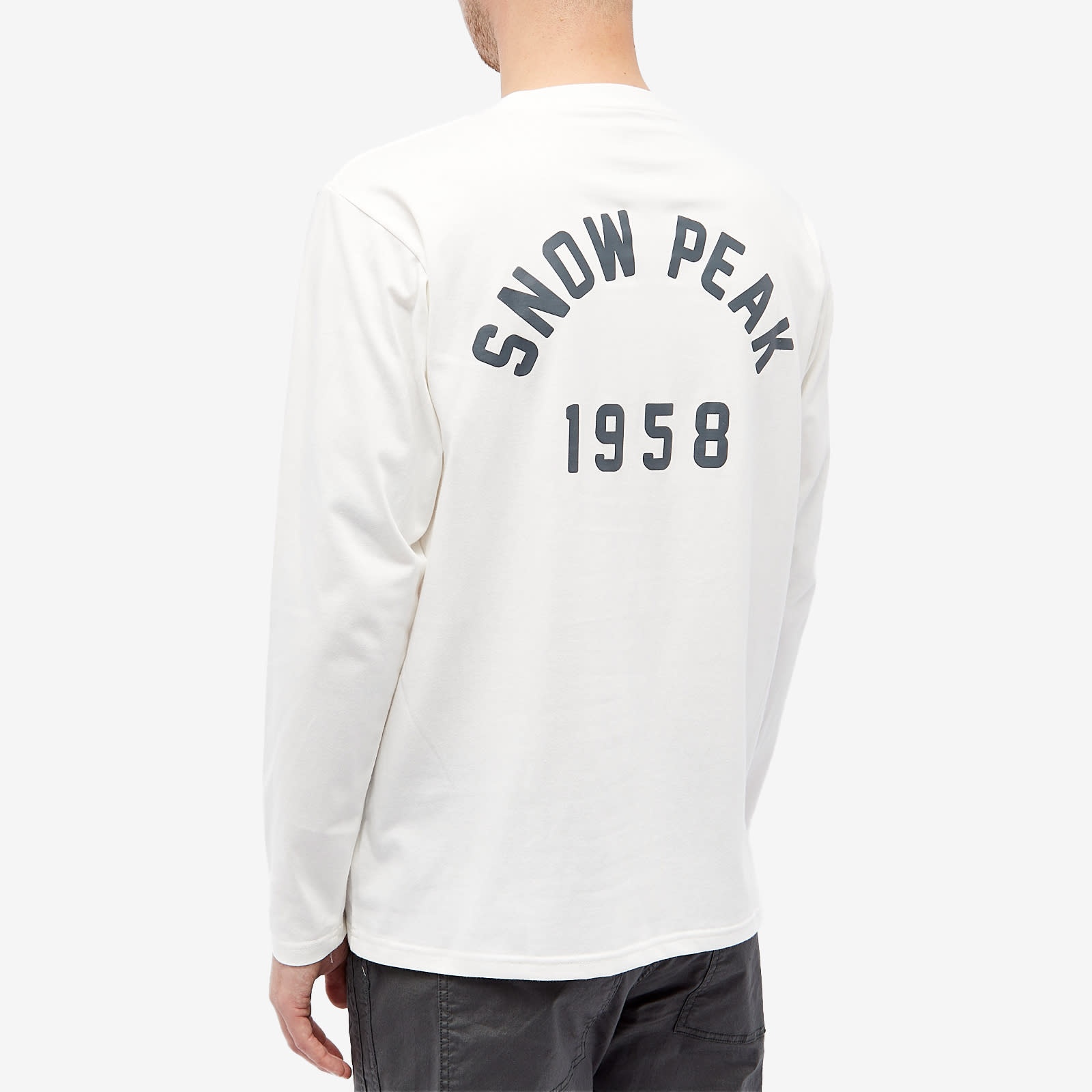 Snow Peak Long Sleeve Foam Print T-Shirt - 3