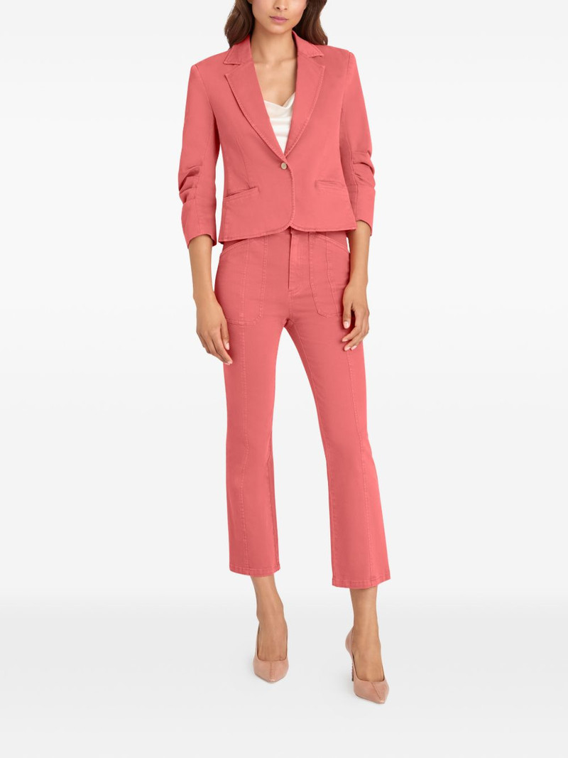 Cinq à Sept Le Petit Khloe rouched sleeve blazer outlook