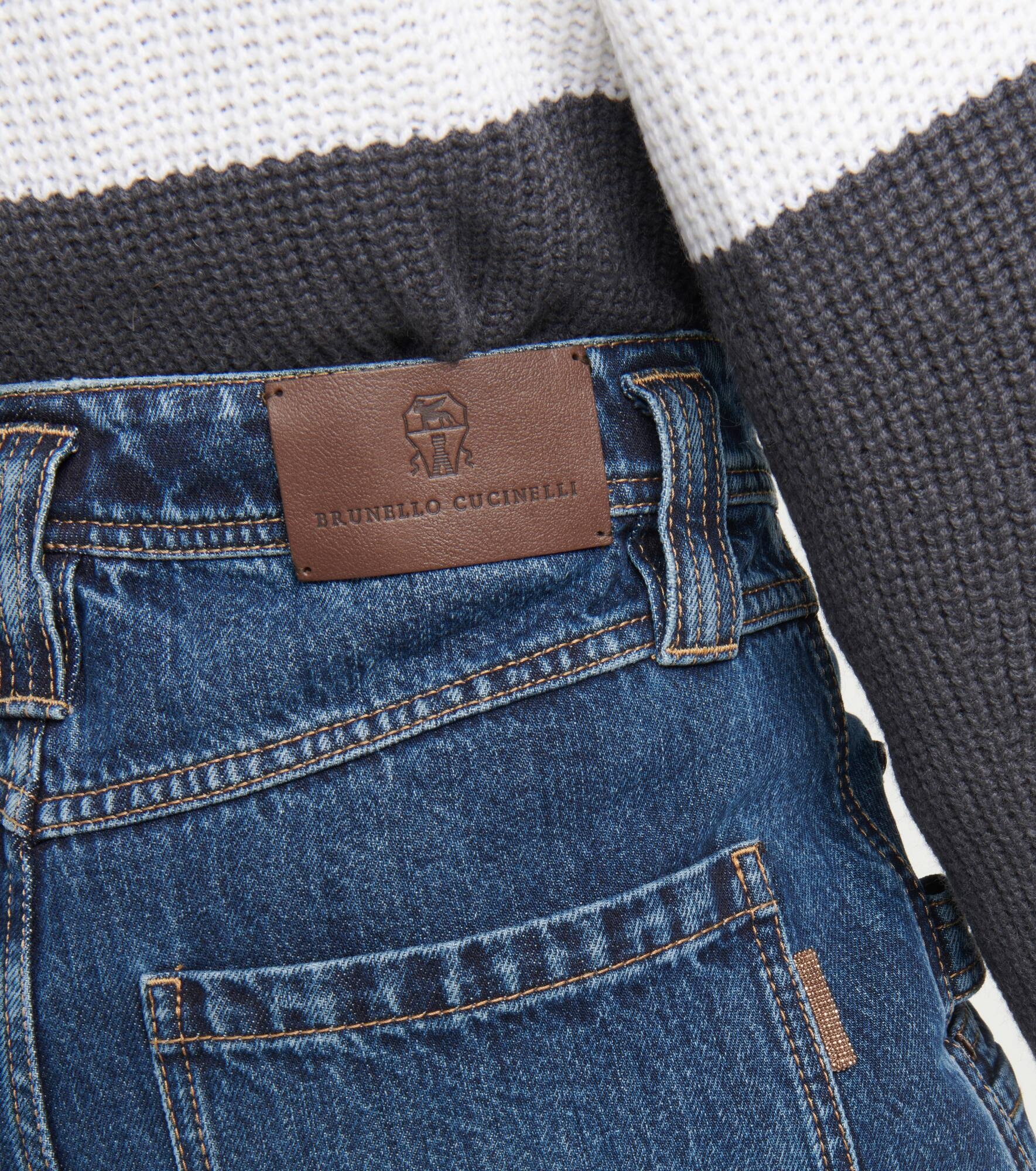 Mid-rise wide-leg jeans - 4
