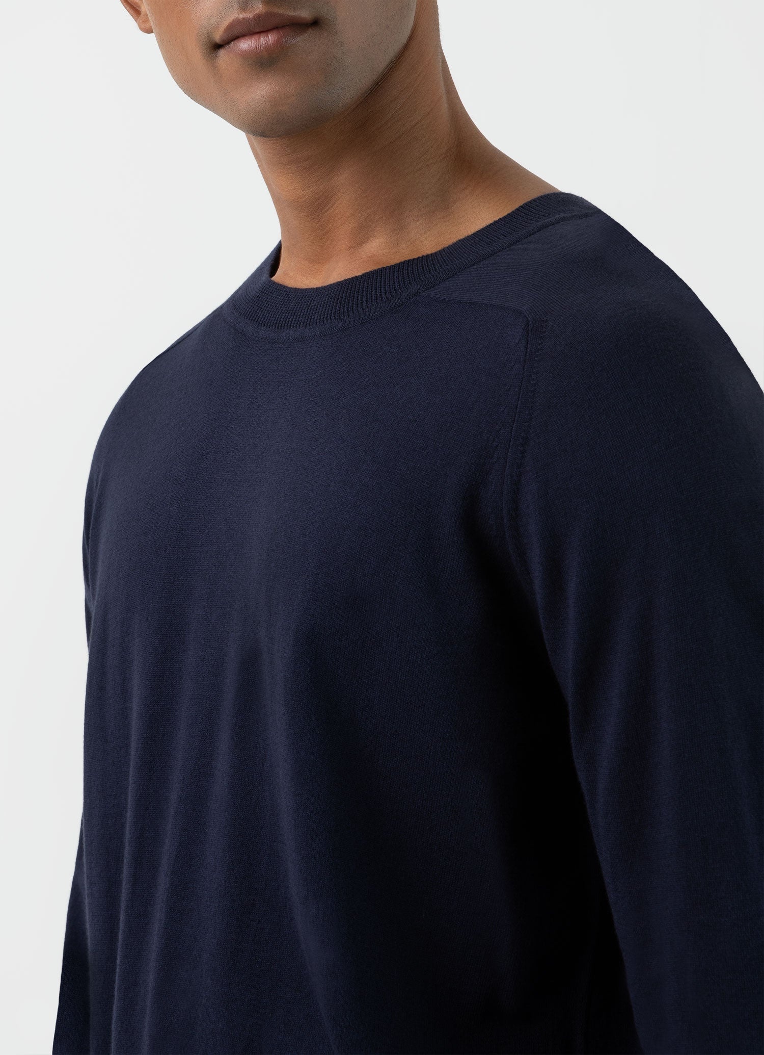Sea Island Cashmere Crew Neck Jumper - 6