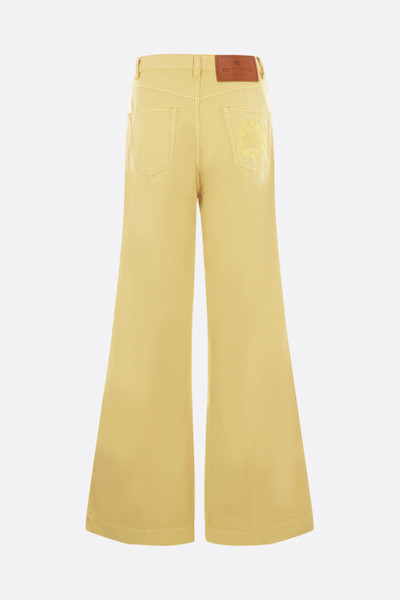 Etro COTTON BULL FLARED JEANS outlook