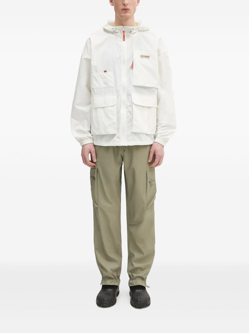 zip-pocket cargo pants - 2