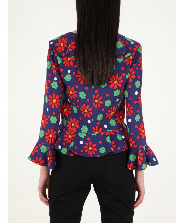 Ruffled multicolor blouse - 5