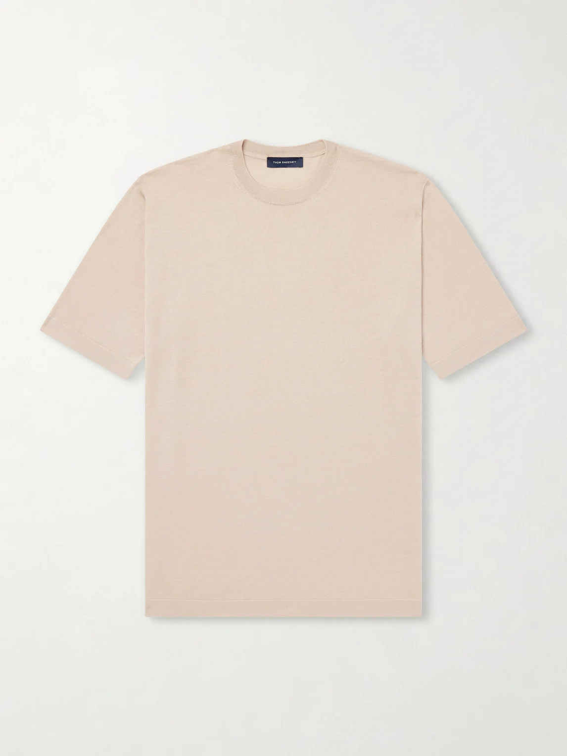 Cashmere and Silk-Blend Knitted T-Shirt - 1