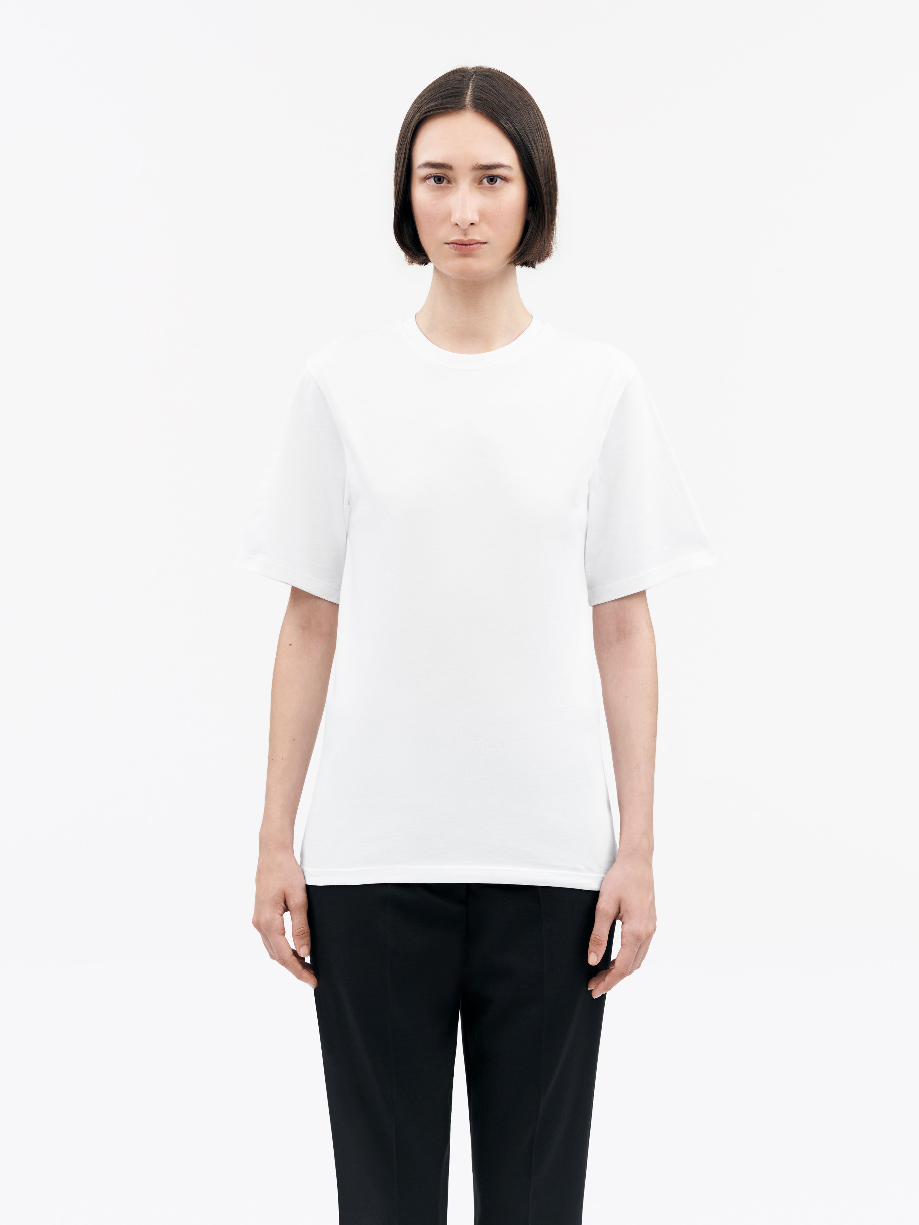 Lori Round-Neck Cotton T-Shirt - 3