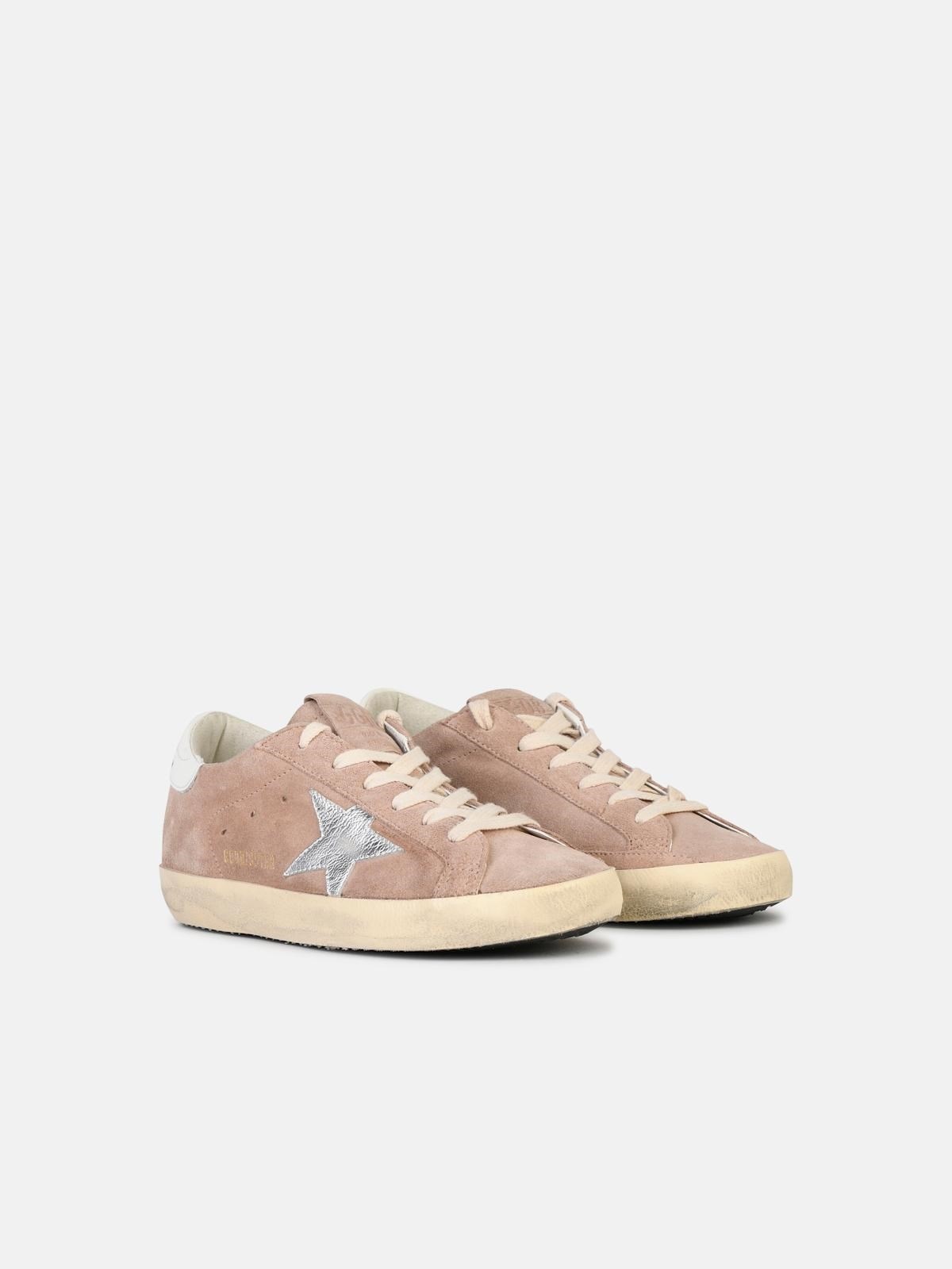 PINK LEATHER SNEAKERS - 2