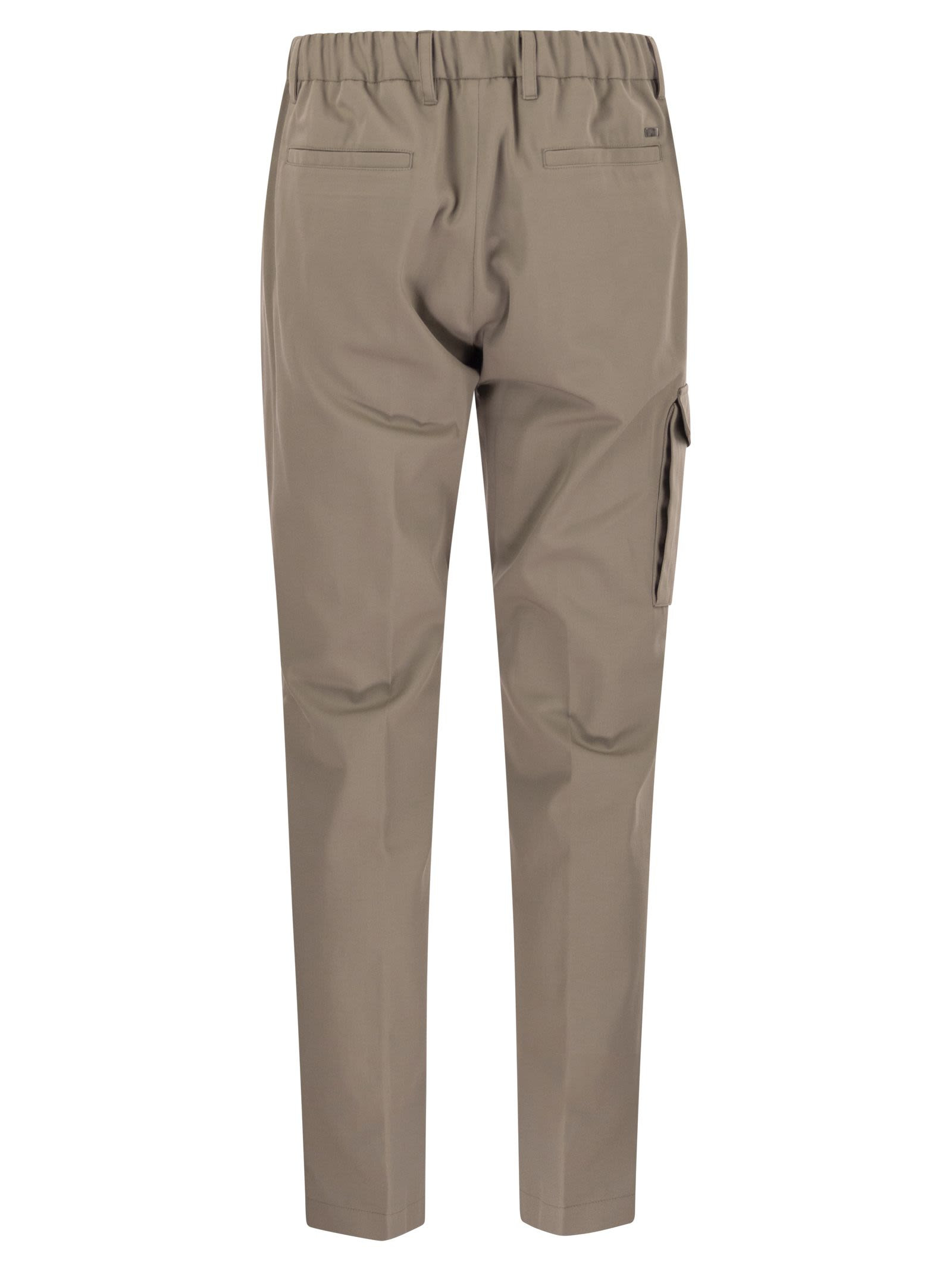 Herno Men Pure Cotton Resort Cargo Trousers - 2
