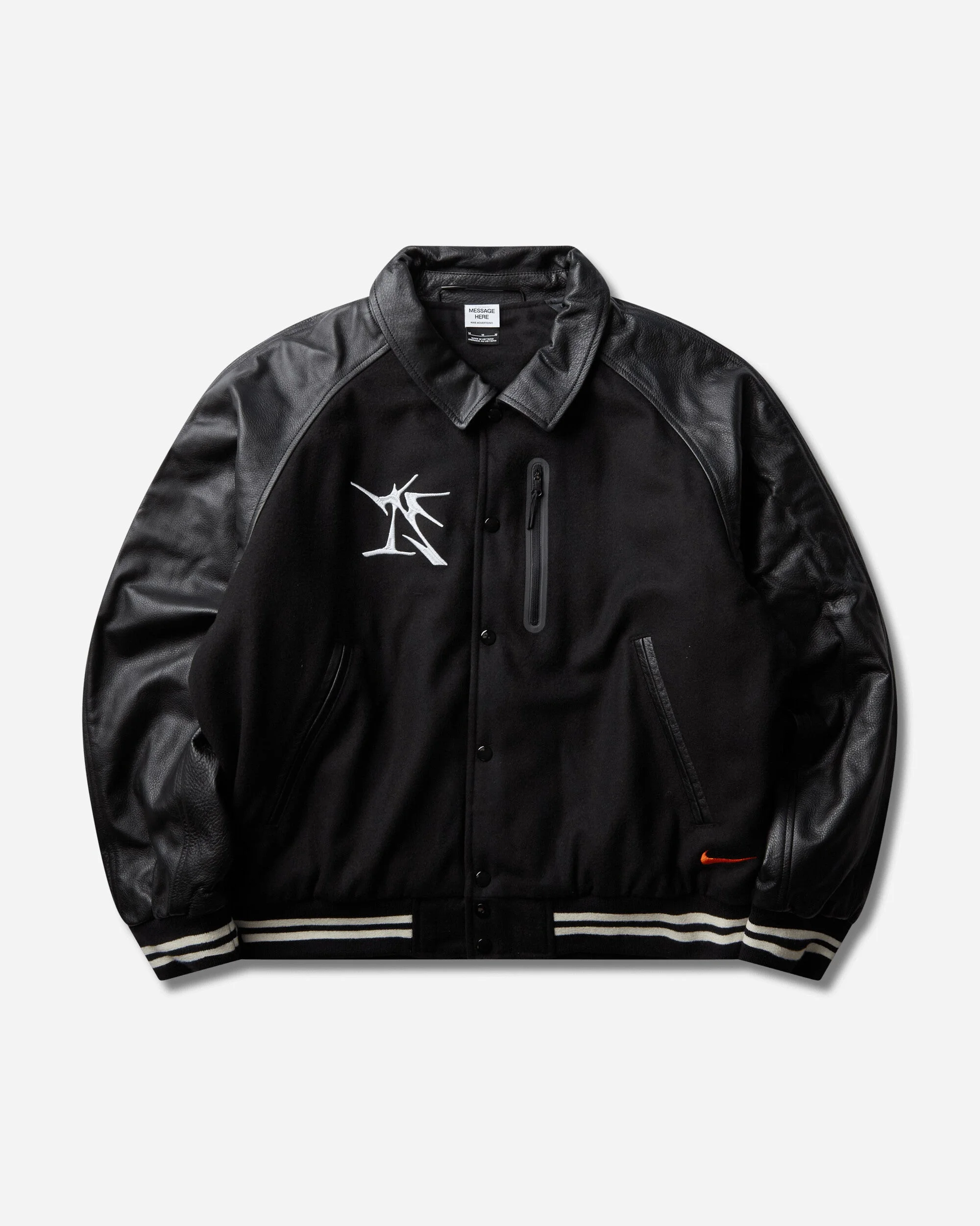 Men's 'Your Message Here' Destroyer Jacket Black - 1