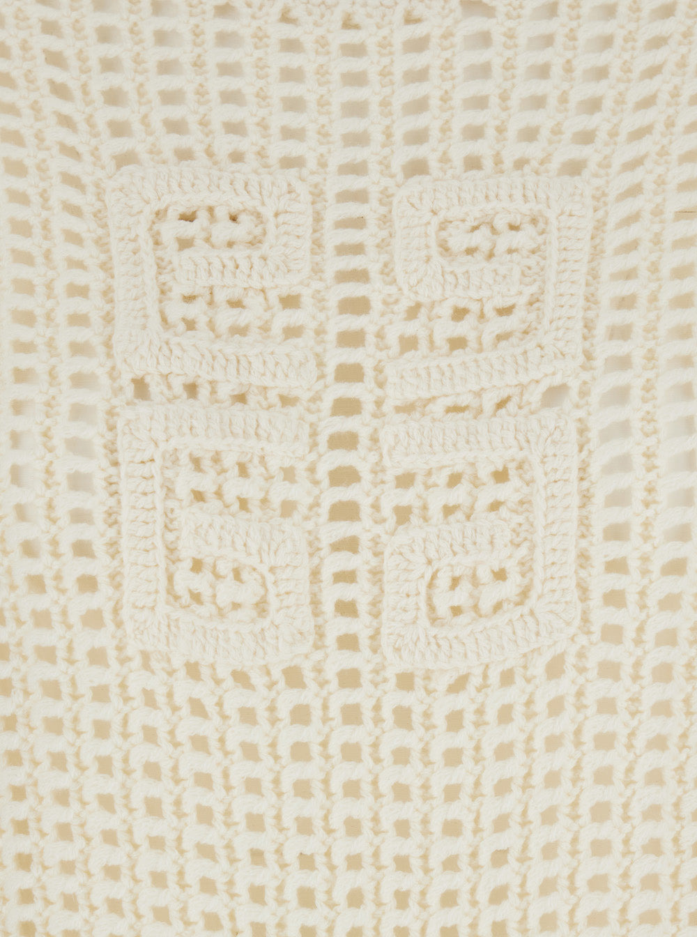 Givenchy Women White Sweater With 4G Detail In Openwork Knit Woman - 3